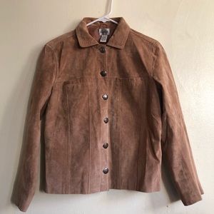 Chico’s women’s leather jacket size 1